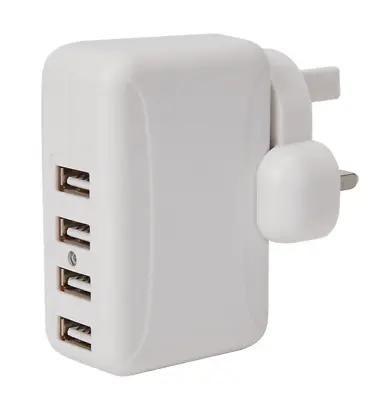Universal Travel  Charger Power Adaptor AU Plug 4 Port USB Wall Charger • $35