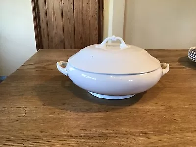 Vintage Tams Ware Fine Semi Porcelain White Vegetable Tureen • £8