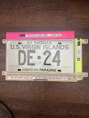 Uu.s. Vigin Islands License Plate Unusual special Agency • $30