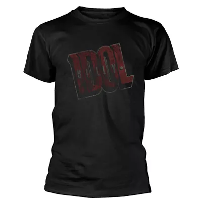 Billy Idol Vintage Logo Black T-Shirt NEW OFFICIAL • $18.66