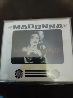 Madonna “ Lucky Star “ Cd Single Us Remix German Yellow Sire Ex+ Cond Mega Rare • £30