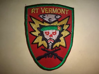 Vietnam War US Army RT VERMONT CCC MACV-SOG 5th Special Forces Group Patch • $10.99