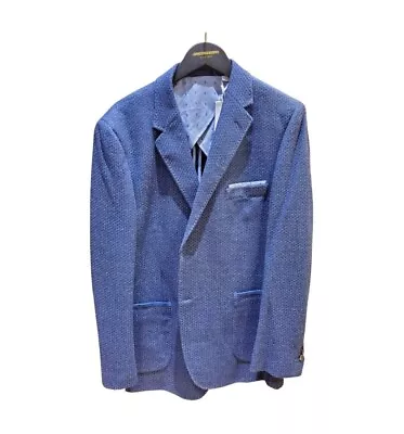 Johnston And Murphy Collection Navy Blazer Size Large Org. $399 • $68