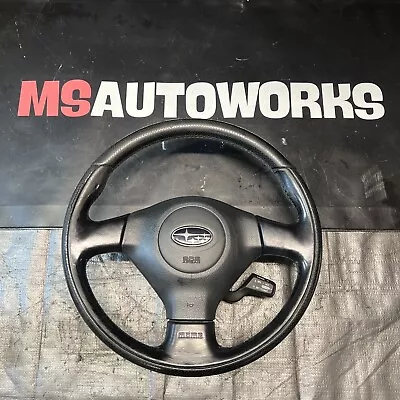 2005-2007 Subaru Impreza WRX MOMO Steering Wheel OEM #518586 • $199.99