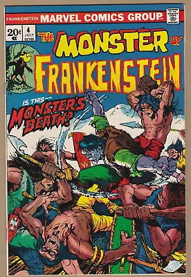 The Monster Of Frankenstein #4 (July 1973) - Mike Ploog Art Single Owner • $16.95