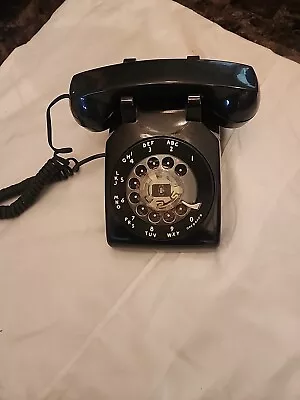 Vintage Black Bell Systems/Western Electric Rotary Desk Phone . • $38.99