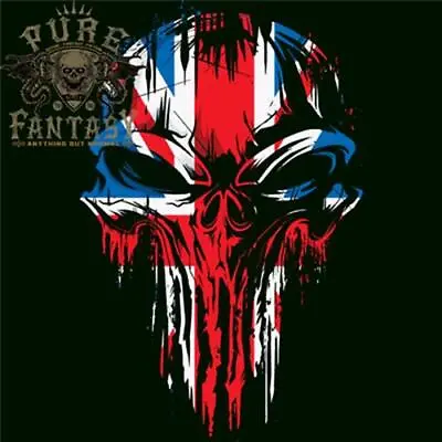 Union Jack Flag Skull Gym MMA Biker Britain Mens Cotton T-Shirt Tee Top • £10.99
