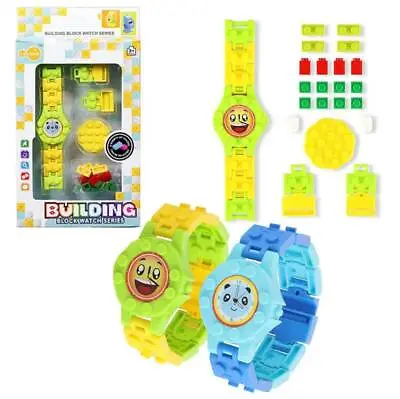 $12.95 • Buy Building Block Watch DIY Kids Fun Education Creative Toys