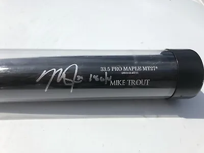 Mike Trout 2018 Game Used Bat Signed Autographed Anderson Authentics PSA COA    • $6495