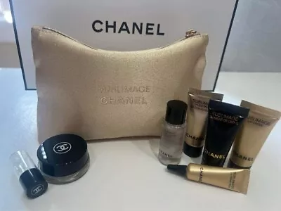 Chanel SUBLIMAGE Travel 8 Pieces Bundle  With SUBLIMAGE Pouch 6.5”x4.5” And Jars • $69.99