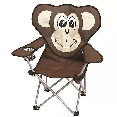 Quest Child's Camping Chair Monkey Folding Beach Garden Outdoors Kids Children • £16.16