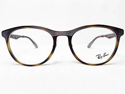 NEW Ray Ban RB7116 8016 Mens Matte Havana Square Eyeglasses Frames 53/19~145 • $99.99