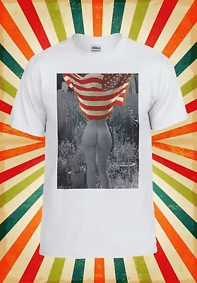 £9.95 • Buy Sexy Girl American Flag Vintage Cool Men Women Vest Tank Top Unisex T Shirt 1185