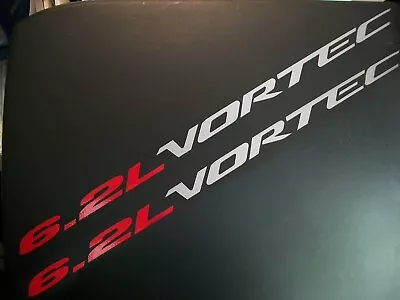 2pcs 6.2L VORTEC Fits Silverado Sierra 2500 HD Hood Sticker Decals Emblem • $15.99