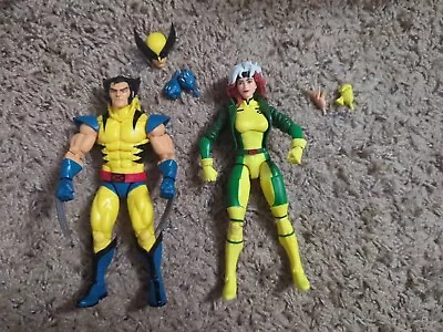 Marvel Legends Wolverine And Rogue X-Men '97 Hasbro. Complete  • $125