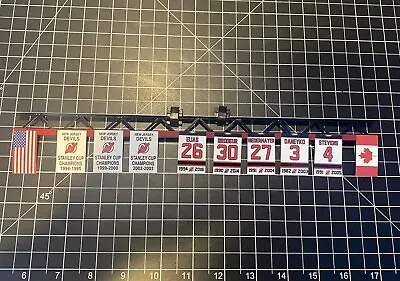 New Jersey Devils Mini CHEXX Stanley Cup & Retired # Banners + 1 RAFTER KIT  • $50