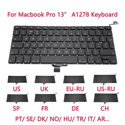 New Replacement Keyboard For Macbook Pro 13  A1278 2009 2010 2011 2012 Year • $16.76