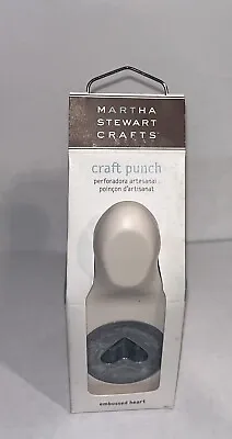 EMBOSSED HEART;  Martha Stewart Craft Punch; NEW • $21