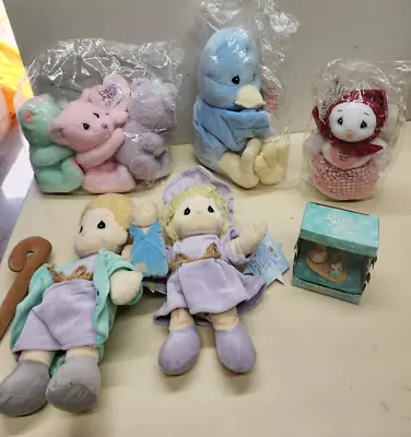 Precious Moments LOT Enesco Figurine Plush Jesus Mary Joseph Crystal • $9.99