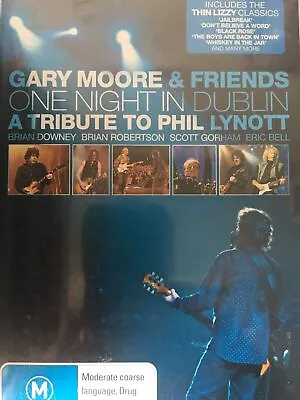 GARY MOORE & FRIENDS - One Night In Dublin - Tribute To Phil Lynott DVD  Vgc  • $22.68