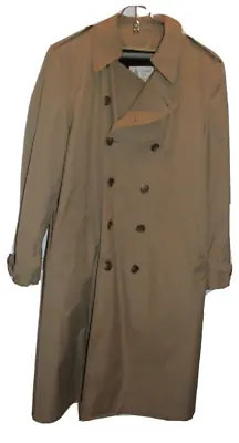 Vintage London Fog Mens Double Breasted Trench Coat - Size 42 Long • $25