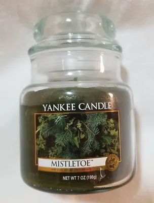 Yankee Candle MISTLETOE 7 Oz Classic Jar Plus-Sized Small Large Baby Green CUTE! • $17.97