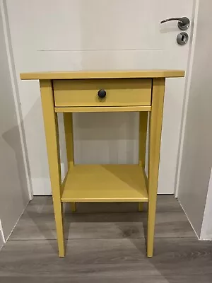 IKEA Hemnes Bedside / Lamp Table  Golden Yellow - Limited Edition Colour • £50