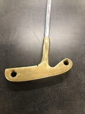 Northwestern BR17 Brass Putter With Super Stroke Grip 35 Inches Vintage • $15