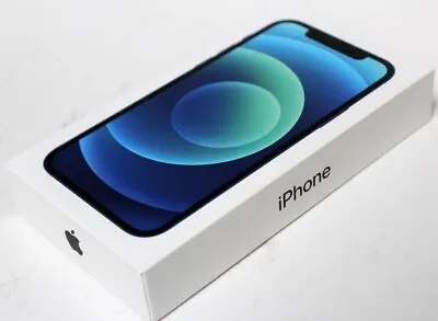 Apple IPhone 12 64GB 5G Blue (AT&T/GSM UNLOCKED) Smartphone NEW OTHER SEALED BOX • $316.88