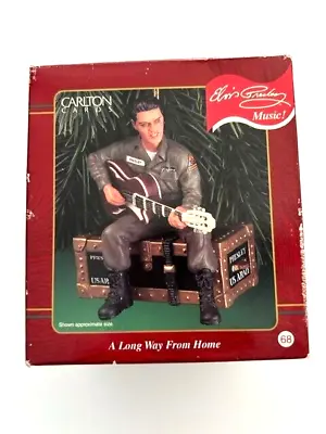 ELVIS PRESLEY CARLTON CARDS  A LONG WAY FROM HOME  2000 Christmas ORNAMENT • $14