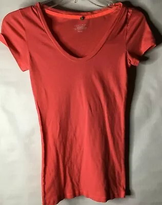 Victorias Secret Womens Pullover Short Sleeve Top Tee Shirt Orange Size XS • $12.19