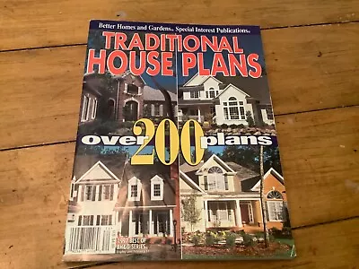 Vintage 1997 Better Homes And Gardens Traditional Home House Plans Magazine • $10.99