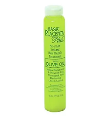 £8.80 • Buy Hask Placenta With Olive Oil Leave-In Instant Hair Repair, 5/8 Oz. (Lot Of 2)