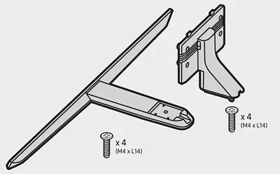 Genuine Samsung 2020 TV 65  Q70T QLED QA65Q70TAWXXY Stand Base Screws • $159.95