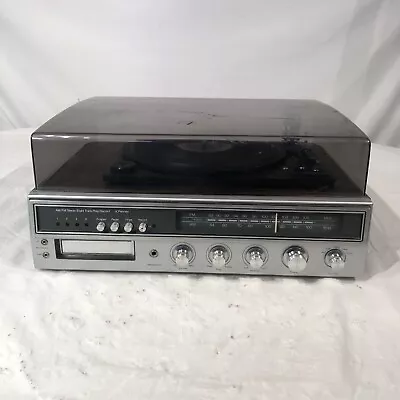 Vintage Stereo 8-Track Player Clock AM / FM Radio  JC Penney 680-3740 TESTED • $59.99
