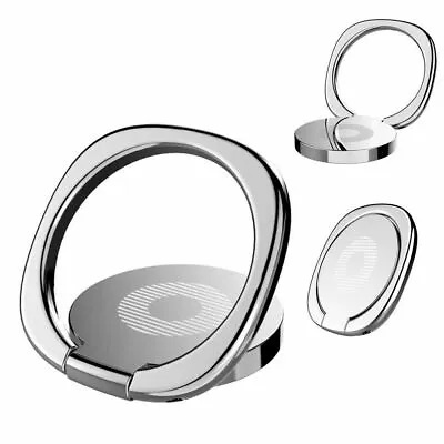 Universal 360° Finger Ring Cell Phone Holder Stand Car Magnetic Metal Plate • $4.95