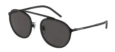 $320.10 • Buy Dolce & Gabbana DG 2276 Matte Black/Dark Grey 53/22/140 Men Sunglasses