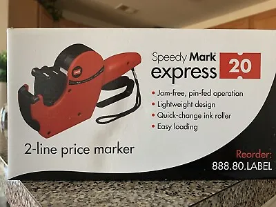  Speedy Mark Express 20 2-Line Price Marker Gun Labeler New • $69
