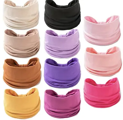 Women's Fashion Yoga Headband Ladies/Men Elastic Boho Hair Band Wrap 84 Options • £3.49