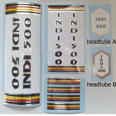 Indi 500 Decals Retro  Vintage Bicycle • $58