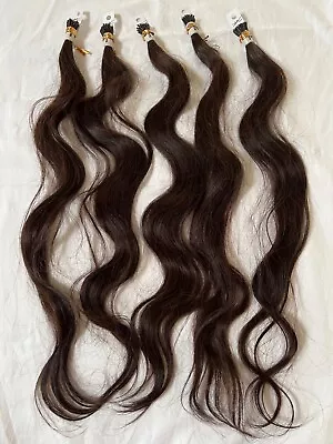 New The Hair Shop I-Tip 808 22  Body Wave Hair Extensions In 2 Darkest Brown • $64.99