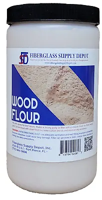 Wood Flour Filler: Fine Epoxy And Resin Grade - 1 Quart • $14.99