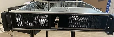 Chenbro RM24100-2 2U Rack-Mountable Chassis Without Power Supply - Black/Silver • $80