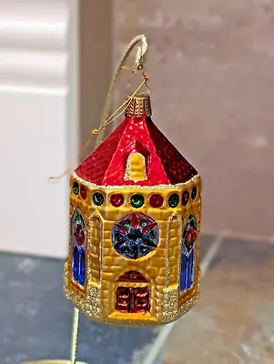 Blown Glass Vintage Church Ornament Whitehurst Imports Made In Poland • $22.49