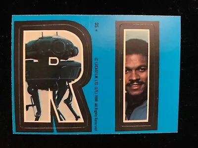 1980 OPC STAR WARS EMPIRE STRIKES BACK Series 2 Stickers - Choose From List • $3.99