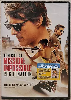 Mission: Impossible Rogue Nation (DVD 2015) Tom Cruise Jeremy Renner - NEW! • $6.99