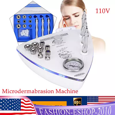 Pro Diamond Microdermabrasion Machine Dermabrasion Facial Peel Vacuum Skin Care • $57