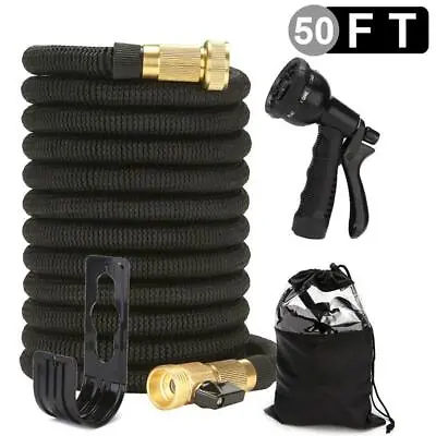 50 Foot Expandable Garden Hose No-kink Flexible Water Hose Triple Layered Latex • $19.99