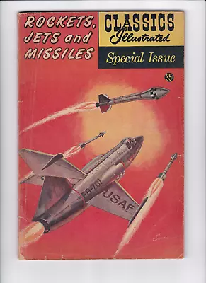 $19.99 • Buy Classics Illustrated Rockets, Jets And Missiles Special Issue #159A/HRN 156/1960