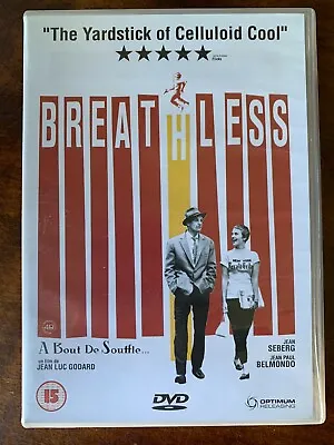 £7.20 • Buy Breathless DVD 1959 Godard French New Wave Movie Classic